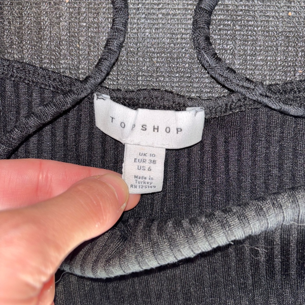Topshop Ribbed Bodysuit - Picture 4 of 4